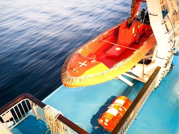 Lanchas salvavidas para estar seguro en el mar